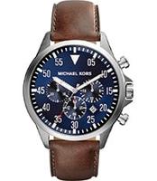 Horlogeband Michael Kors MK8362 Leder Bruin 22mm - thumbnail