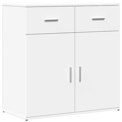 Dressoir 79x38x80 cm bewerkt hout wit