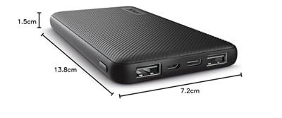 Trust Primo 10.000 mAh Powerbank 15W Zwart - thumbnail