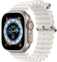 Refurbished Apple Watch Ultra 1 49 mm Ocean Wit Gebruikt - thumbnail