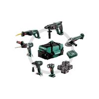 Metabo Combo set 6.1 | Accu-machines set | 18V | SB 18 LTX | KH 18 LTX 24 | W 18 L 9-125 QUICK | ASE 18 LTX | SSW 18 LTX 300 BL | ULA 14.4-18 LED | in - thumbnail