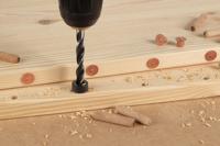Wolfcraft Deuvelboren | Centerpunt + D-stop | Ø6, 8, 10mm | 3 stuks - 2730000 - thumbnail