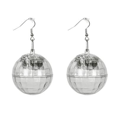 Paar LED oorbellen Discobal
