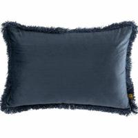 PTMD kussen nous velvet blauw 60 x 40 cm | 4 stuks - thumbnail