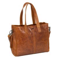 Justified Justified Bags Nynke Cognac 7L Shopper Medium - thumbnail