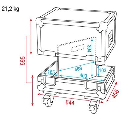 DAP ACA-M12 Flightcase voor 2x M12 monitor - thumbnail