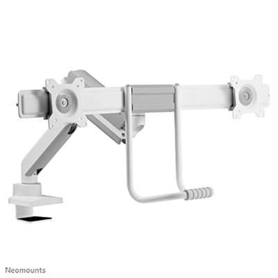 Neomounts DS75-450WH2 Monitorarm 17-32" - gasveer - Topfix - 180°-stop Neomounts DS75-450WH2 Monitorarm 17-32" - gasveer - Topfix - 180°-stop