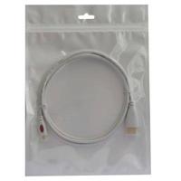 Vergulde Micro HDMI mannetje naar HDMI mannetje Kabel, 1.4 Versie, Lengte: 1meter wit - thumbnail