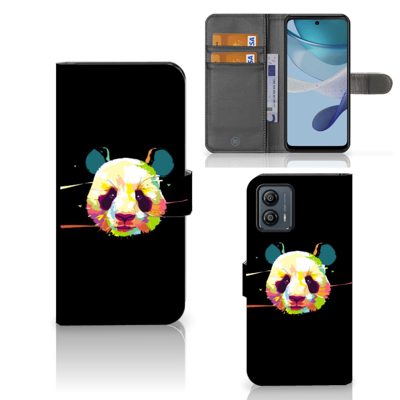 Motorola Moto G53 Leuk Hoesje Panda Color Motorola Moto G53 Leuk Hoesje Panda Color
