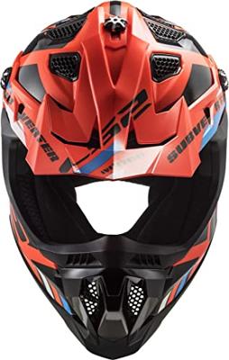 LS2 crosshelm "mx700 subverter evo ii stomp". helmet subverter evo stomp or/sw gr. xxl