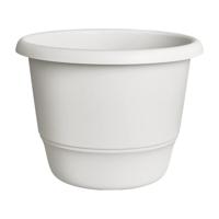 Bloempot - ELHO - Amiga Rond 30 - Wit - L 30 x B 29,5 x H 22 cm - Buiten - 100% gerecycled - thumbnail