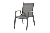 Hartman Tuinstoel 'Aruba' Teakhout, kleur Antraciet - thumbnail