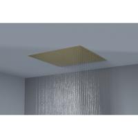 Hoofddouche Belleza Bagno ClipOn Inbouw Regendouche Vierkant 44x44 cm Goud - thumbnail