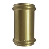Wiesbaden Koppelstuk 32 mm tbv Vloerbuis Geborsteld Messing Goud - thumbnail