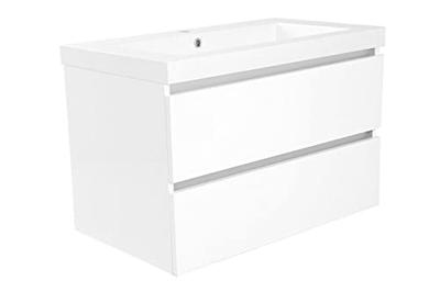 Wiesbaden Vision kunstmarmer wastafel 80x46 wit