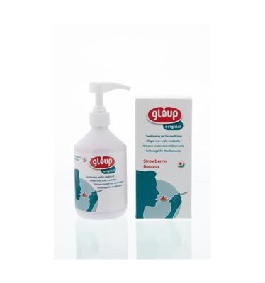 Gloup Original Aardbei Banaan Slikgel 500ml