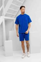 Malelions Emblem Toweling Zomerset Heren Blauw - Maat M - Kleur: Blauw | Soccerfanshop - thumbnail