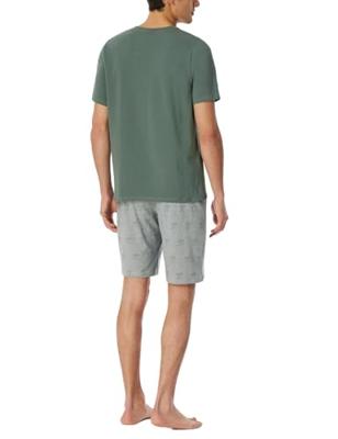 Schiesser Schiesser Pyjama Short khaki 182609 52/L