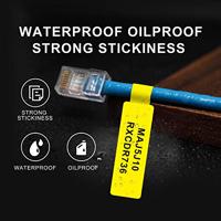 NIIMBOT A2K18638301 Etiketten (rol) 72 x 12.5 mm Geel 65 stuk(s) Kabeletiketten - thumbnail