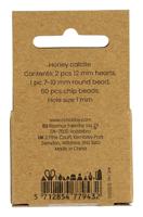 Creativ Company Kristallen kralen, honingcalciet, d 7-12 mm, gatgrootte 1 mm, ca. 63 stuk, lichtgeel, 63 stuk/ 1 doos - thumbnail