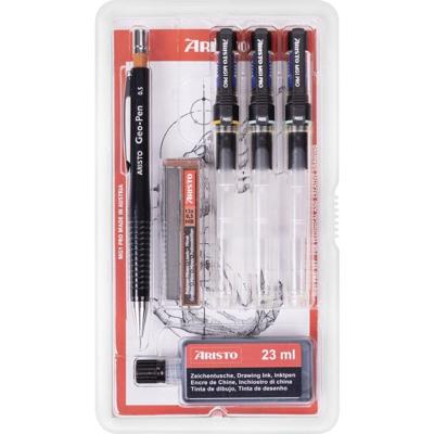 Aristo AR-64311 Tekenpen Set MG1 PRO 0.35/0.5/0.7 mm 6-delig Aristo AR-64311 Tekenpen Set MG1 PRO 0.35/0.5/0.7 mm 6-delig
