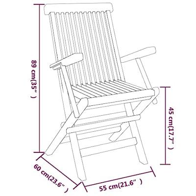 3-delige Tuinset massief teakhout