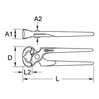 KS Tools 9620641 Knijptang 1 stuk(s) - thumbnail