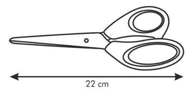 Schaar Tescoma Presto Rood 22 cm Roestvrij staal Plastic