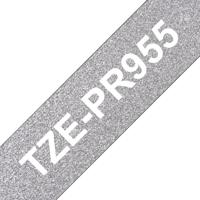 Labeltape Brother TZe-PR955 Tapekleur: Zilver Tekstkleur:Wit 24 mm 8 m - thumbnail
