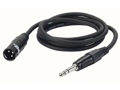 DAP FL04 verloopkabel 1x XLR male naar 1x Stereo jack 6m