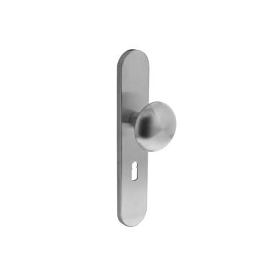 Intersteel Knop op schild sleutelgat 56mm - RVS Intersteel Knop op schild sleutelgat 56mm - RVS