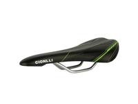 Dresco zadel racefiets microfiber zwart/grijs - thumbnail