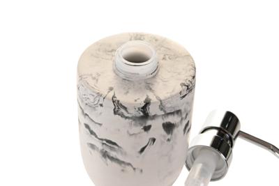 Zeepdispenser DKD Home Decor Zwart Cement Wit