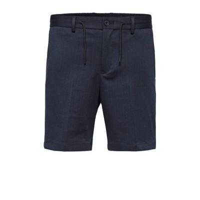 SELECTED HOMME regular fit chino short Pete donkerblauw SELECTED HOMME regular fit chino short Pete donkerblauw