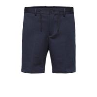 SELECTED HOMME regular fit chino short Pete donkerblauw - thumbnail
