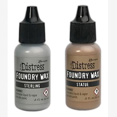 Ranger Ink Ranger • distress foundry wax kit 2 sterling & statue