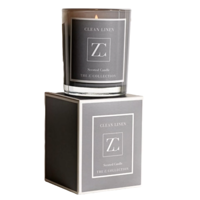 Geurkaars in glas - geurkaars Clean Linnen - geurkaars frisse geur
