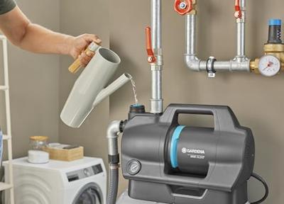 GARDENA hydrofoorpomp 3800 silent (grijs, 600 watt)