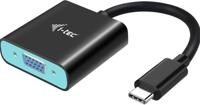 i-tec C31VGA60HZP video kabel adapter 0,15 m USB Type-C VGA (D-Sub) Zwart, Turkoois - thumbnail