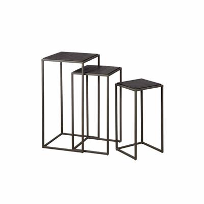 RENEW Zuil 'Fanna' Teakhout, Set van 3 stuks