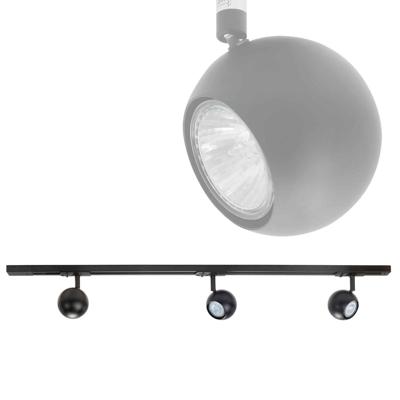 Highlight 1-fase railset 100cmBolo zwart met 3 spots - S7012.01