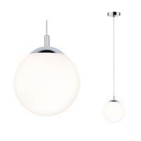 Paulmann Globe 70895 Hanglamp LED E27 20 W Chroom, Satijn - thumbnail