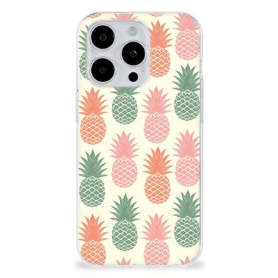 iPhone 15 Pro | Siliconen Case | Ananas