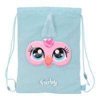 Rugtas met Koordjes Furby Hemelsblauw 26 x 34 x 1 cm - thumbnail