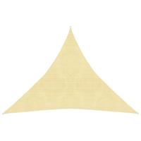 VidaXL Zonnezeil 160 g/m² 3x3x3 m hdpe beige - thumbnail