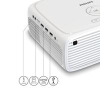 Videoprojector - PHILIPS - NEOPIX 200 - FHD 1080p - Tot 80 - Wit - thumbnail