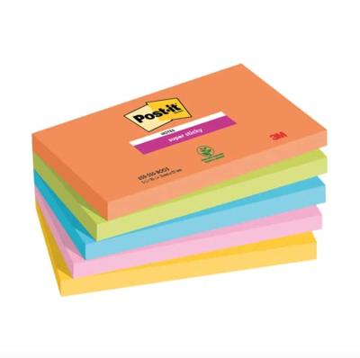 Memoblok post-it 655 super sticky 76x127mm boost | 12 stuks