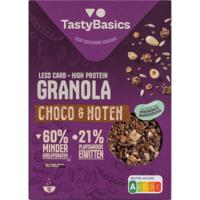 TastyBasics Less carb-high protein granola choco en noten 350 Gram - thumbnail