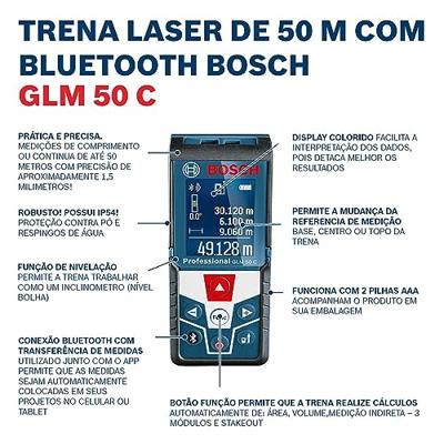 Bosch Afstandsmeter GLM 50 C Bosch Afstandsmeter GLM 50 C