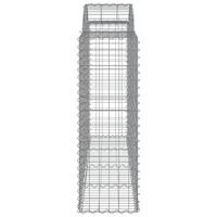 Schanskorven 40 st gewelfd 200x50x120/140 cm ijzer - thumbnail